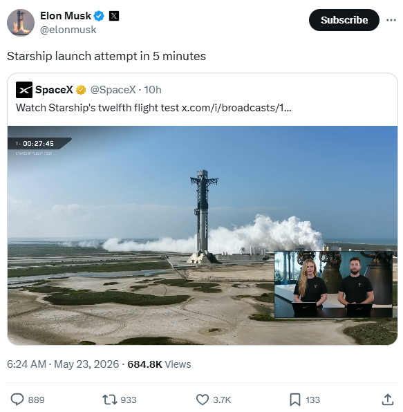 Starship Launch in 5 Minutes: Musk’s Martian Gamble Reshapes Space Economics